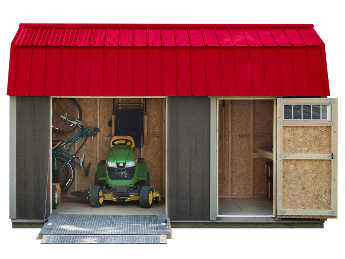 Utility Shed With Rampage Door - Marten Portable Buildings Of Centralia, Illinois